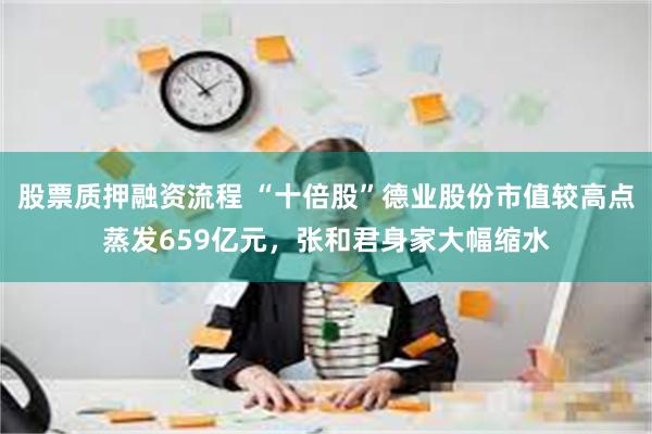 股票质押融资流程 “十倍股”德业股份市值较高点蒸发659亿元，张和君身家大幅缩水