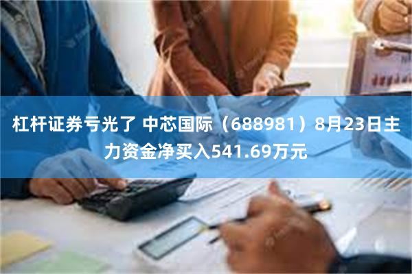 杠杆证券亏光了 中芯国际（688981）8月23日主力资金净买入541.69万元