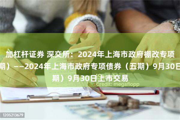 加杠杆证券 深交所：2024年上海市政府棚改专项债券（一期）——2024年上海市政府专项债券（五期）9月30日上市交易