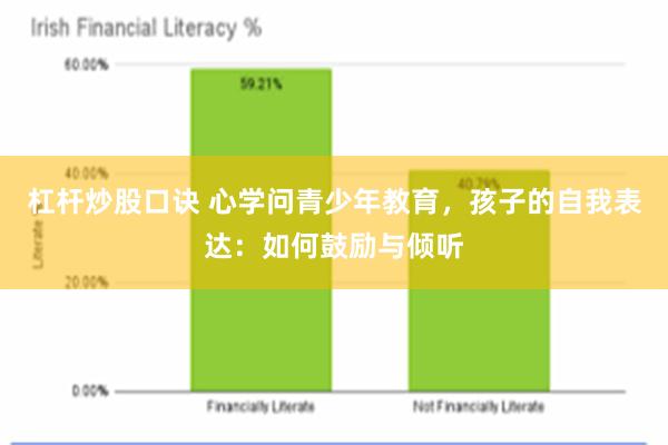 杠杆炒股口诀 心学问青少年教育，孩子的自我表达：如何鼓励与倾听